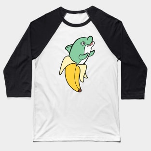 Dolphin Banana Baseball T-Shirt